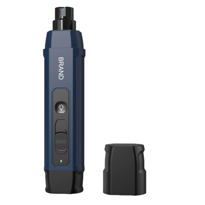 New high power LED dual light blood line electric rechargeable pet nail grinder dog nail clipper