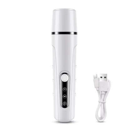 Dog Nail Grinder with Enhanced LED Light – Super Quiet, 2-Speed, USB-C Rechargeable, LED Smart Display, 3 Grinding Options, Pet Nail Trimmer for Dogs Cats and All Pet Sizes-CUDDLY PET