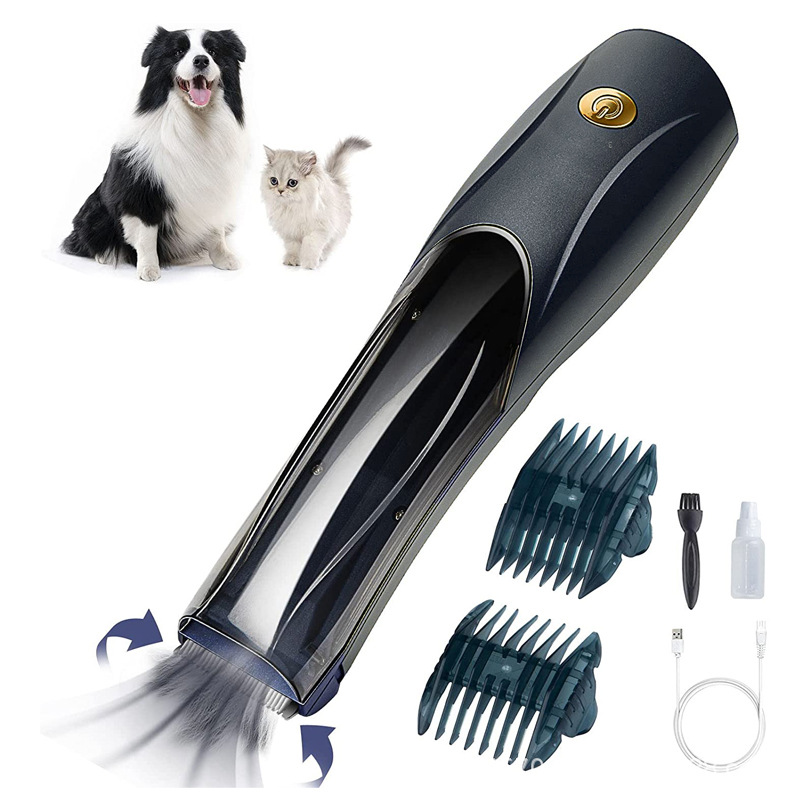 CuddlyPro TurboGroom Pet Clipper - Ceramic Blades, Turbo Suction & 3-Speed Adjustable Hair Trimmer