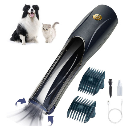 CuddlyPro TurboGroom Pet Clipper - Ceramic Blades, Turbo Suction & 3-Speed Adjustable Hair Trimmer