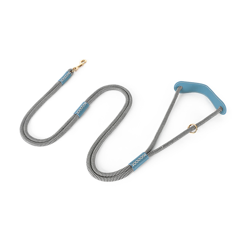 Multipurpose Adjustable Pet Leash Harness Set - Hands-Free Running Lead, Reflective Eco-Nylon, Breakaway Safety Collar