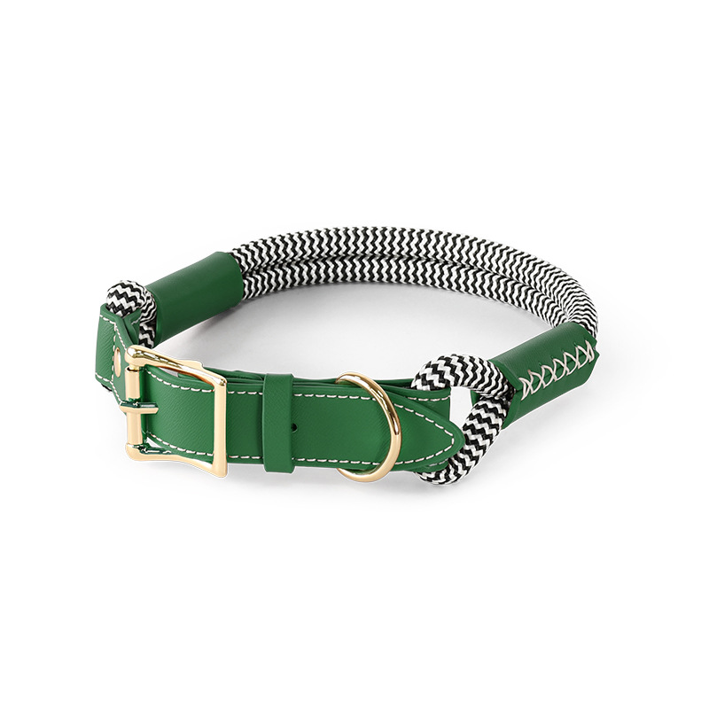 Multipurpose Adjustable Pet Leash Harness Set - Hands-Free Running Lead, Reflective Eco-Nylon, Breakaway Safety Collar