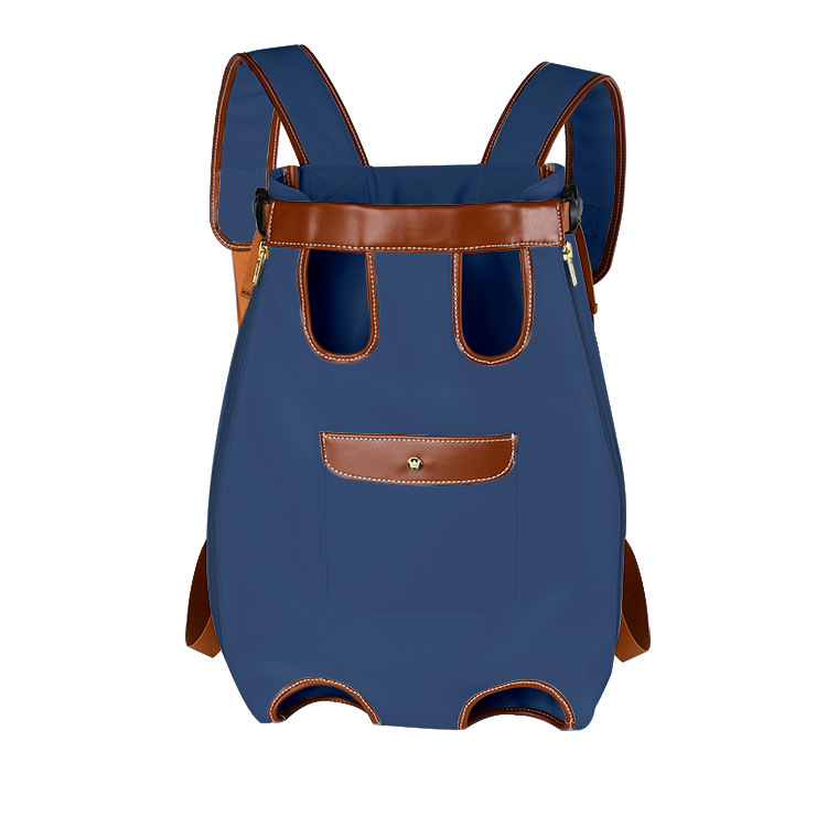 Premium Leather Pet Backpack - Waterproof, Escape-Proof & Airy Travel Carrier for Cats/Dogs (S/M/L)