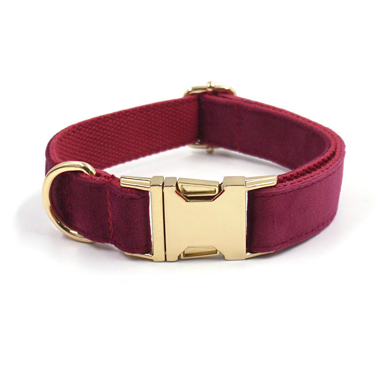 Premium Velvet Dog Collars with Laser Engraving - Customizable, Soft & Stylish for Your Beloved Pet