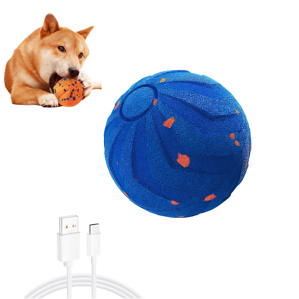 CuddlyPet 2025 Interactive Dog Ball Toy | Automatic Self Play for Cats & Dogs | Chew Proof Design