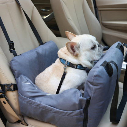 3-in-1 Inflatable Pet Car Seat Handbag Bed – Portable, Lightweight, Waterproof Dog Travel Bed for Cars, Home & Outdoor Use