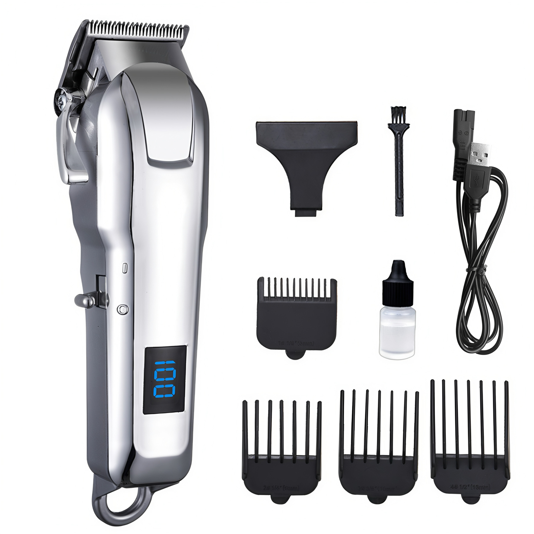 Professional Dog Clippers, Quiet Cordless Pet Grooming Kit with LCD | CuddlyPet