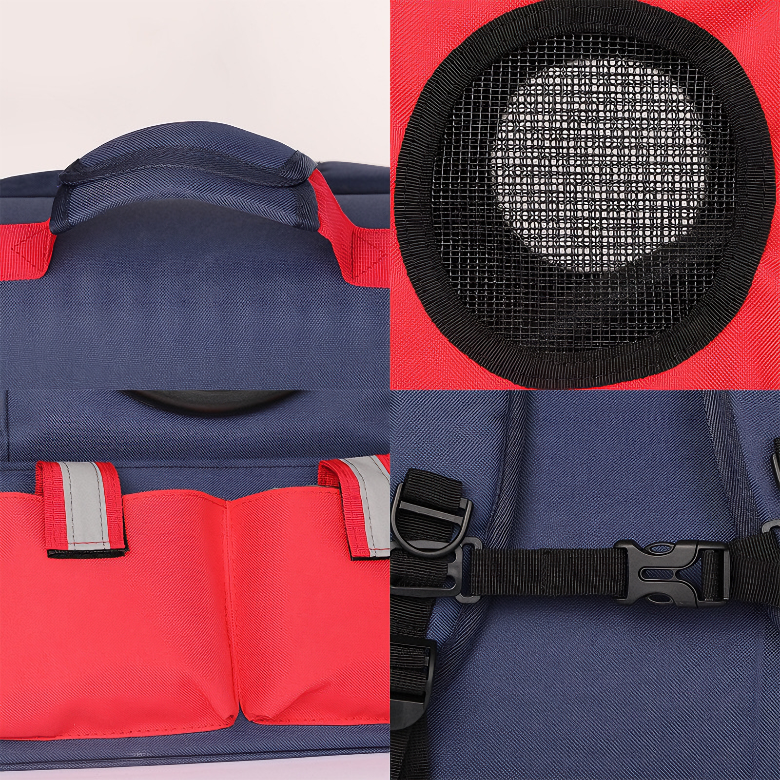 Ventilated Pet Backpack Carrier for Cats & Small Dogs, Travel Carrier with Transparent & Mesh Covers, Comfortable & Hands-Free - CuddlyPet