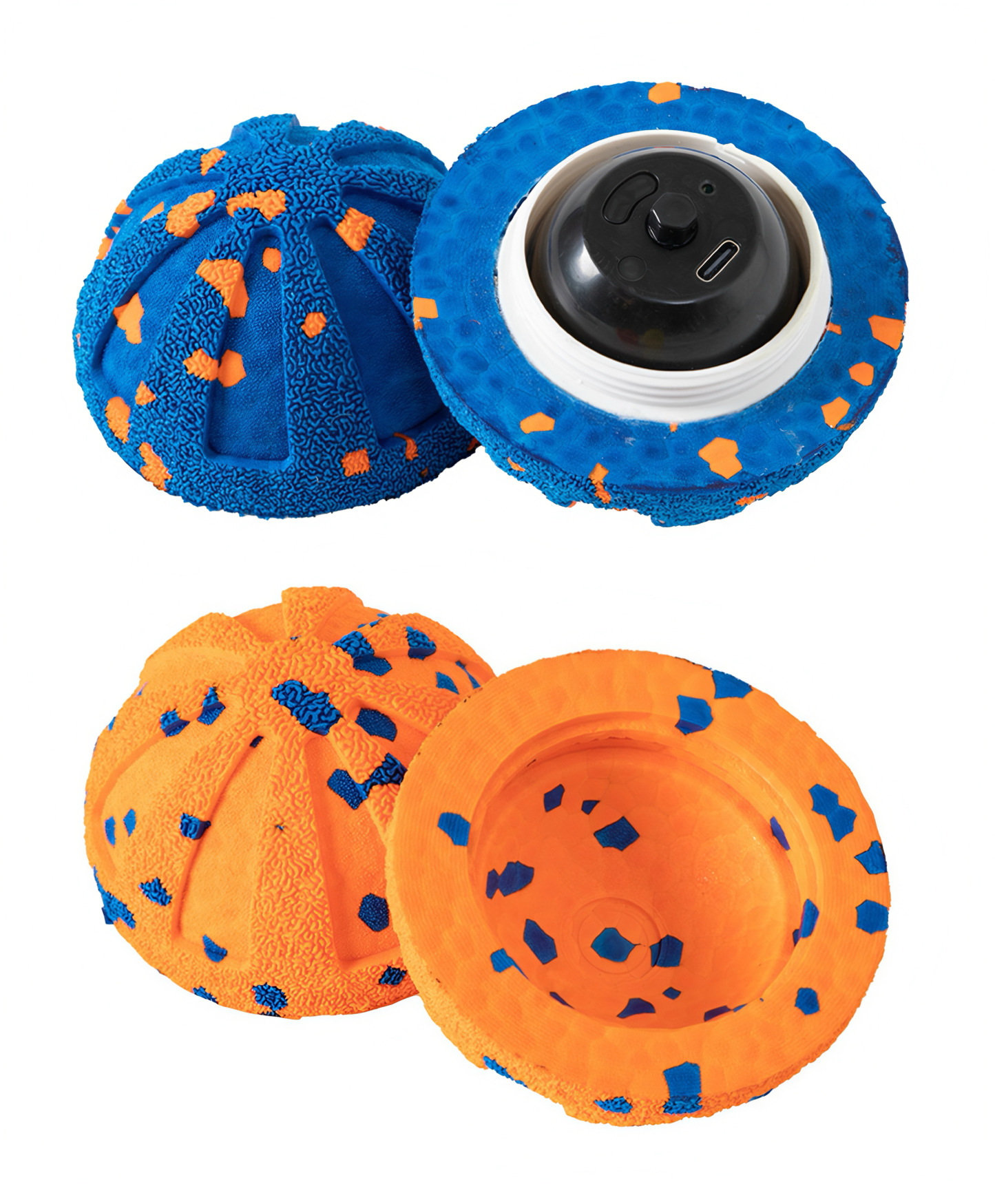 CuddlyPet 2025 Newest Interactive Dog Ball Toy - Automatic Self-Play, Smart Motion Modes, Chew-Resistant with Replaceable Shell, Food-Grade Safe for Small Medium Large Dogs & Cats