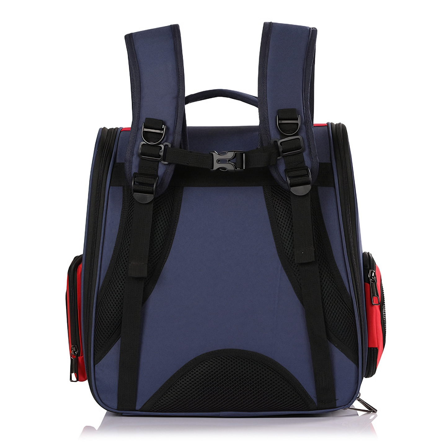 Ventilated Pet Backpack Carrier for Cats & Small Dogs, Travel Carrier with Transparent & Mesh Covers, Comfortable & Hands-Free - CuddlyPet