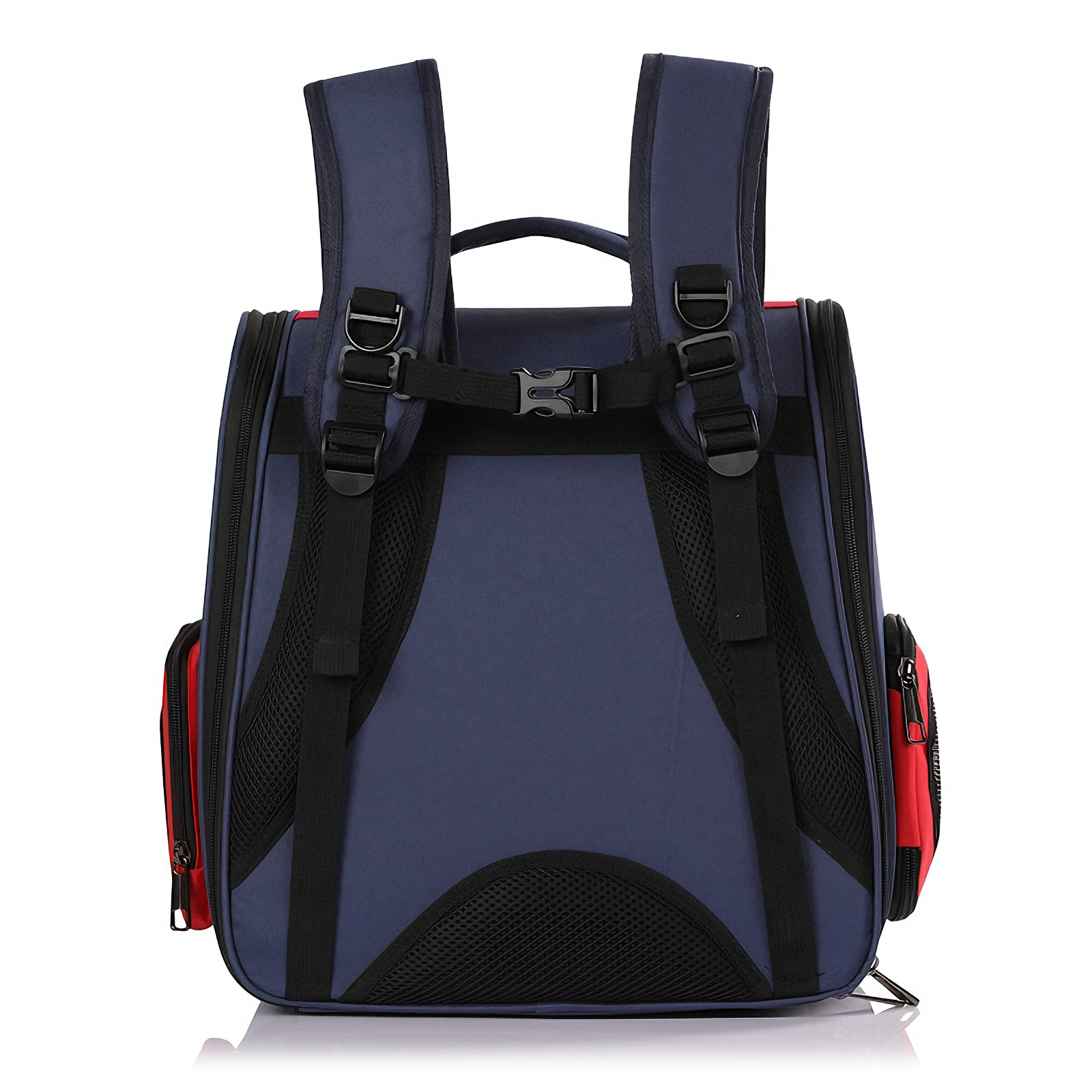 Ventilated Pet Backpack Carrier for Cats & Small Dogs, Travel Carrier with Transparent & Mesh Covers, Comfortable & Hands-Free - CuddlyPet