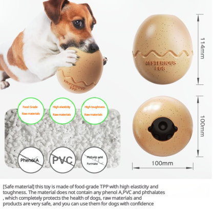 CuddlyPet Chew Toy for Dogs - Tough & Elastic Chewing, Slow Feeder, Food Dispenser, Mental Stimulation, Safe Food-Grade Material