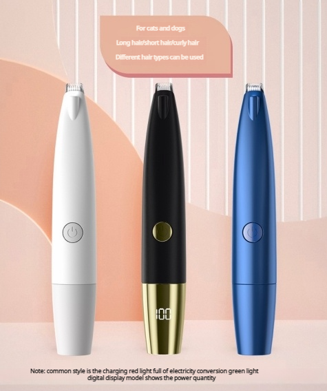  Pet Grooming Trimmer – LED Light, Ultra-Quiet, Ceramic Blades for Safe & Pain-Free Trimming 