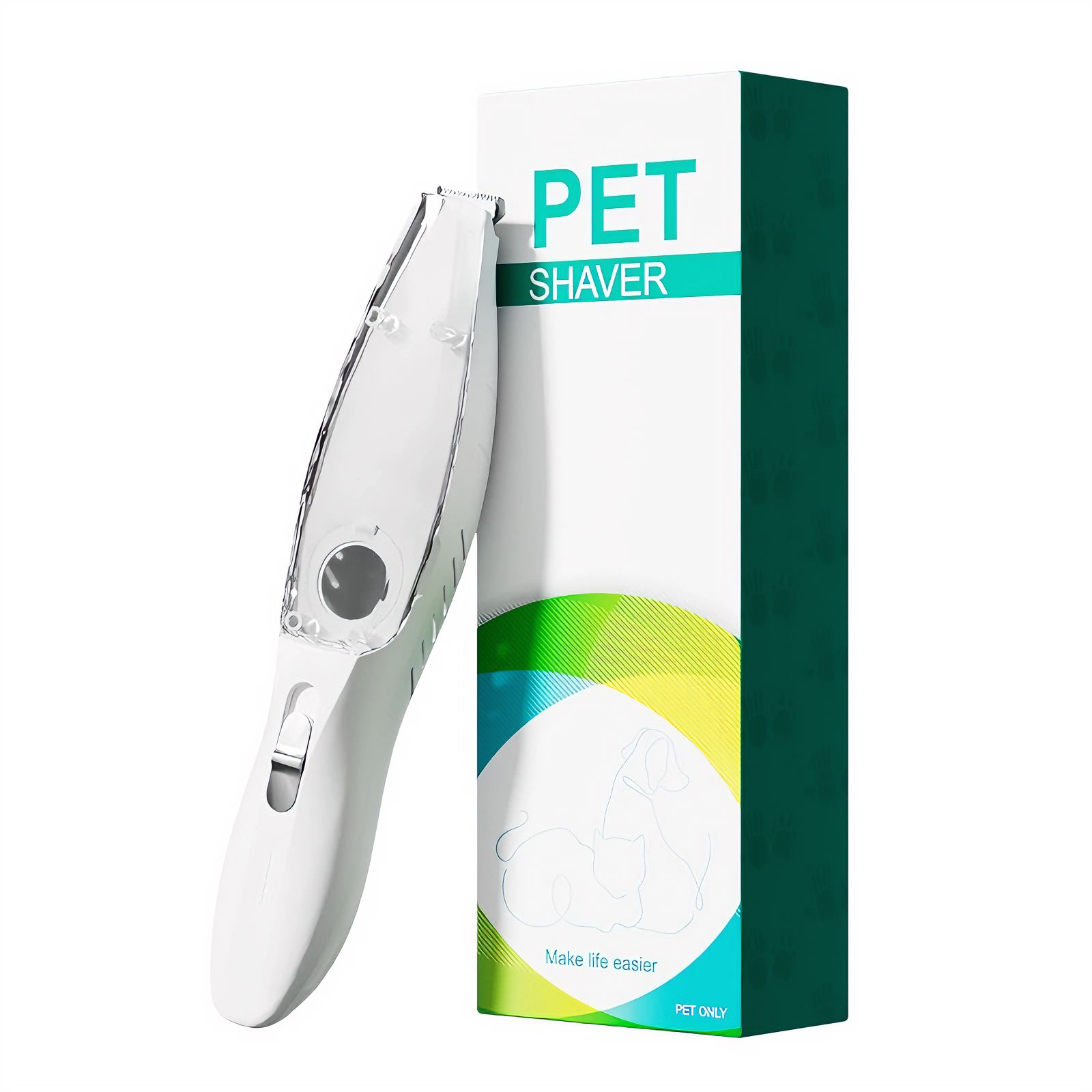 Upgraded Dog Paw Trimmer, Cordless Electric Grooming Clippers, Rechargeable Foot Trimmer Dog Claw Trimmer, Small Pet Shave Trimmer, Cats Hair Paws, Face, Body，suction shears