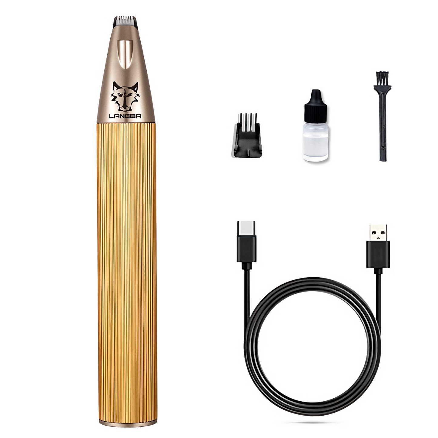 Professional Pet Clippers – Quiet, Safe Grooming with LED Light | Ceramic Blade