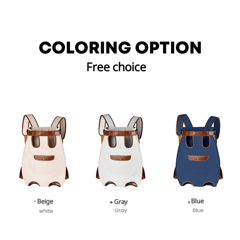Premium Leather Pet Backpack - Waterproof, Escape-Proof & Airy Travel Carrier for Cats/Dogs (S/M/L)