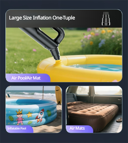 Cordless Handheld Vacuum Cleaner, 17000PA Strong Suction, 2-Stage Power, 5-in-1 Multi-Function (Suck/Blow/Charge/Brush/LED Light), Car & Home Use, with LCD Display