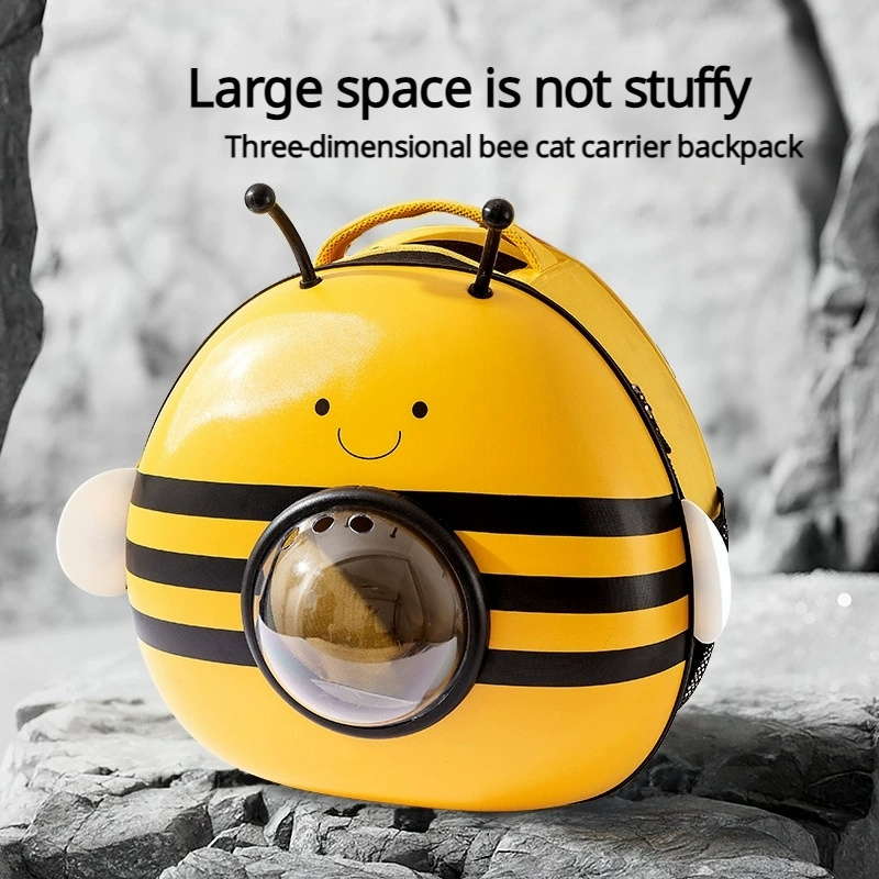 Buzz-Worthy Honeycomb Cat Carrier – Spacious, Durable & Bee-Themed Pet Backpack for Cats Up to 18 lbs