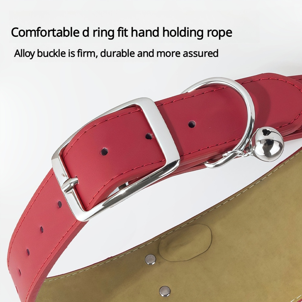 Luxury  Leather Pet Collar – Hypoallergenic, Durable & Timeless Comfort for Dogs