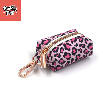 Custom Engraved Pet Collar & Harness Set — Laser Engraved Name & Contact, Anti-Lost, Stylish Leopard Print (5-Piece Kit) 