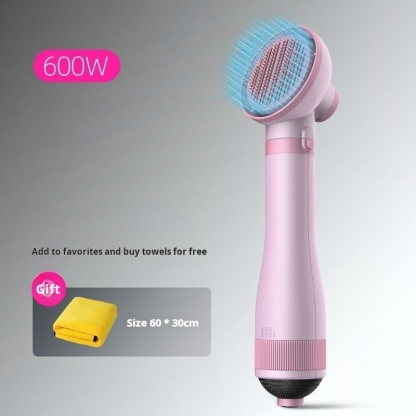 Hair Dryer Brush for Small/Medium Dog & Cat, 2 in 1 Pet Grooming Dryer, 2 Heat Settings & 3 Adjustable Blowing Dryer-CUDDLY PET