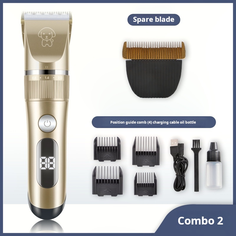 Cat Grooming Kit, Cat Clippers for Matted Hair, Cordless Cat Shaver for Long Hair, Low Noise Paw Trimmer, Cat Hair Trimmer for Grooming,Quiet Pet Hair Clippers Tools for Cats Dogs -CUDDLY PET