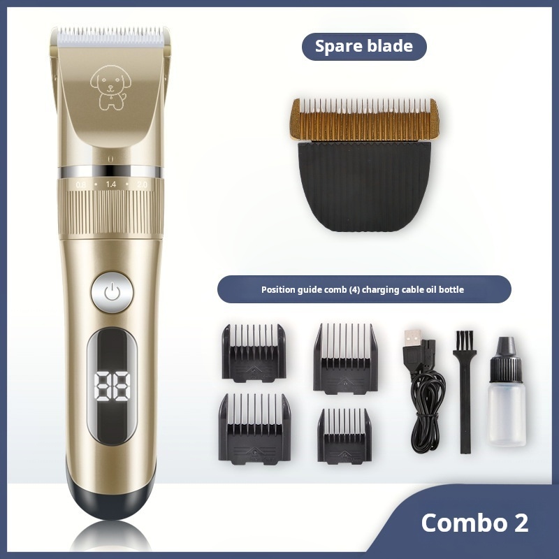 Cat Grooming Kit, Cat Clippers for Matted Hair, Cordless Cat Shaver for Long Hair, Low Noise Paw Trimmer, Cat Hair Trimmer for Grooming,Quiet Pet Hair Clippers Tools for Cats Dogs -CUDDLY PET