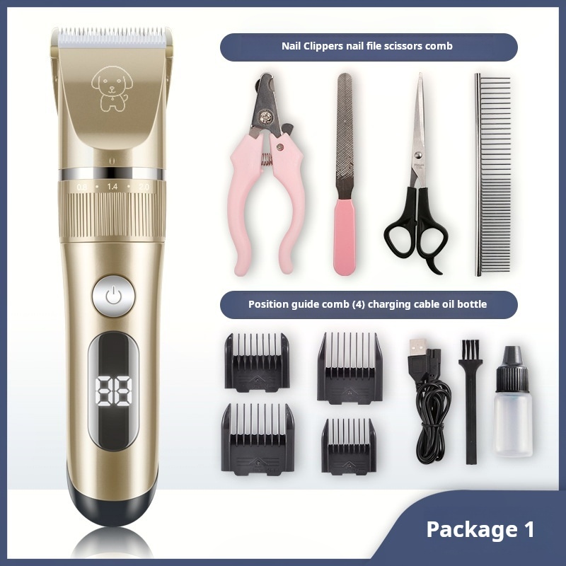 Cat Grooming Kit, Cat Clippers for Matted Hair, Cordless Cat Shaver for Long Hair, Low Noise Paw Trimmer, Cat Hair Trimmer for Grooming,Quiet Pet Hair Clippers Tools for Cats Dogs -CUDDLY PET