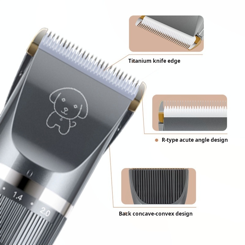 Cat Grooming Kit, Cat Clippers for Matted Hair, Cordless Cat Shaver for Long Hair, Low Noise Paw Trimmer, Cat Hair Trimmer for Grooming,Quiet Pet Hair Clippers Tools for Cats Dogs -CUDDLY PET