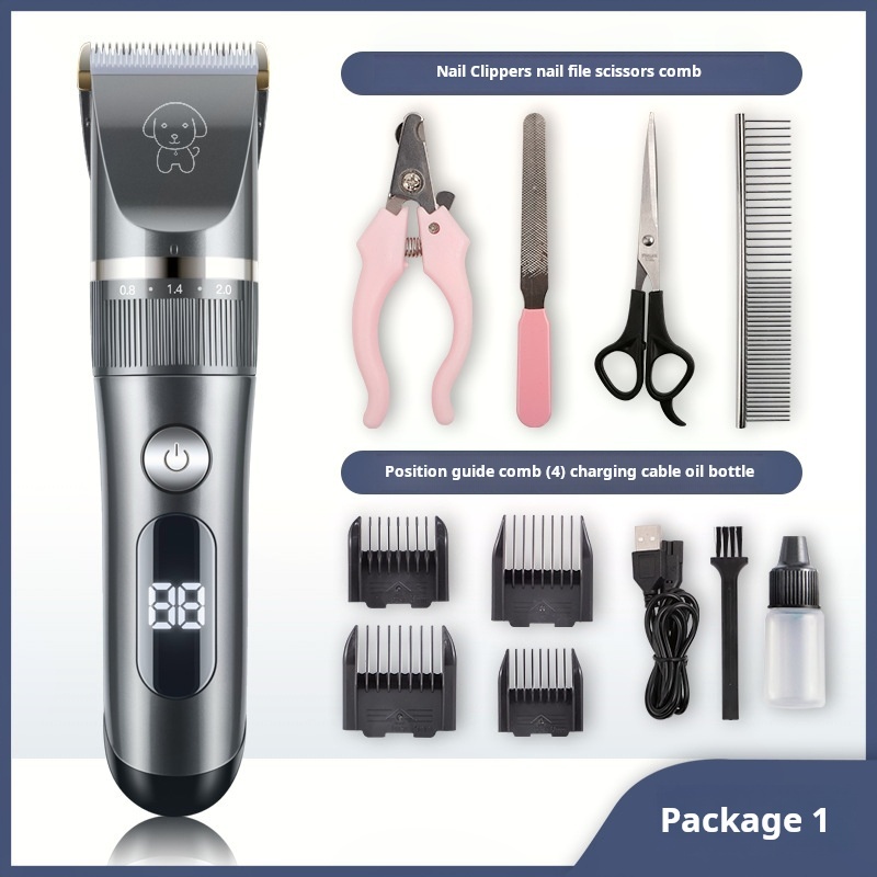 Cat Grooming Kit, Cat Clippers for Matted Hair, Cordless Cat Shaver for Long Hair, Low Noise Paw Trimmer, Cat Hair Trimmer for Grooming,Quiet Pet Hair Clippers Tools for Cats Dogs -CUDDLY PET