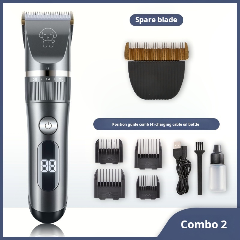 Cat Grooming Kit, Cat Clippers for Matted Hair, Cordless Cat Shaver for Long Hair, Low Noise Paw Trimmer, Cat Hair Trimmer for Grooming,Quiet Pet Hair Clippers Tools for Cats Dogs -CUDDLY PET