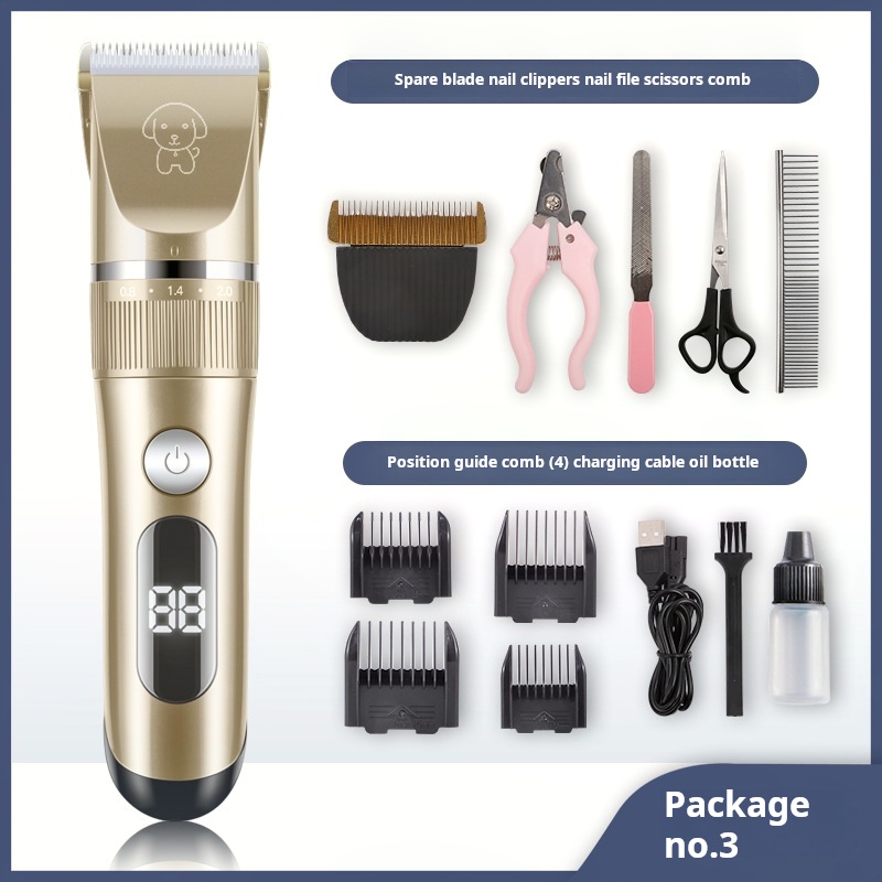 Cat Grooming Kit, Cat Clippers for Matted Hair, Cordless Cat Shaver for Long Hair, Low Noise Paw Trimmer, Cat Hair Trimmer for Grooming,Quiet Pet Hair Clippers Tools for Cats Dogs -CUDDLY PET