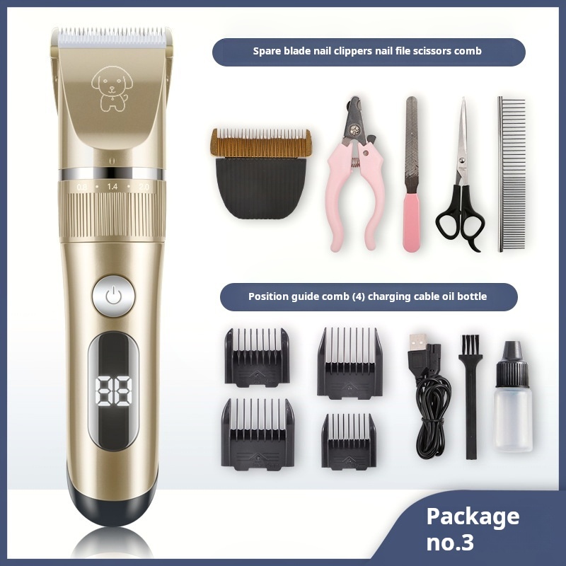 Cat Grooming Kit, Cat Clippers for Matted Hair, Cordless Cat Shaver for Long Hair, Low Noise Paw Trimmer, Cat Hair Trimmer for Grooming,Quiet Pet Hair Clippers Tools for Cats Dogs -CUDDLY PET