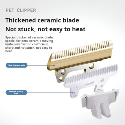 Pet Republique Cordless Dog Shaver Trimmer Kit - Hair Clippers for All Fur Type & All Size Dogs Cats and Pets-CUDDLY PET
