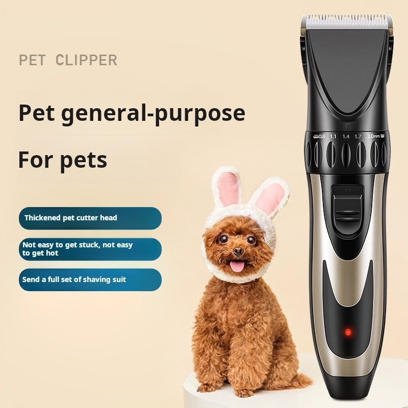 Pet Republique Cordless Dog Shaver Trimmer Kit - Hair Clippers for All Fur Type & All Size Dogs Cats and Pets-CUDDLY PET