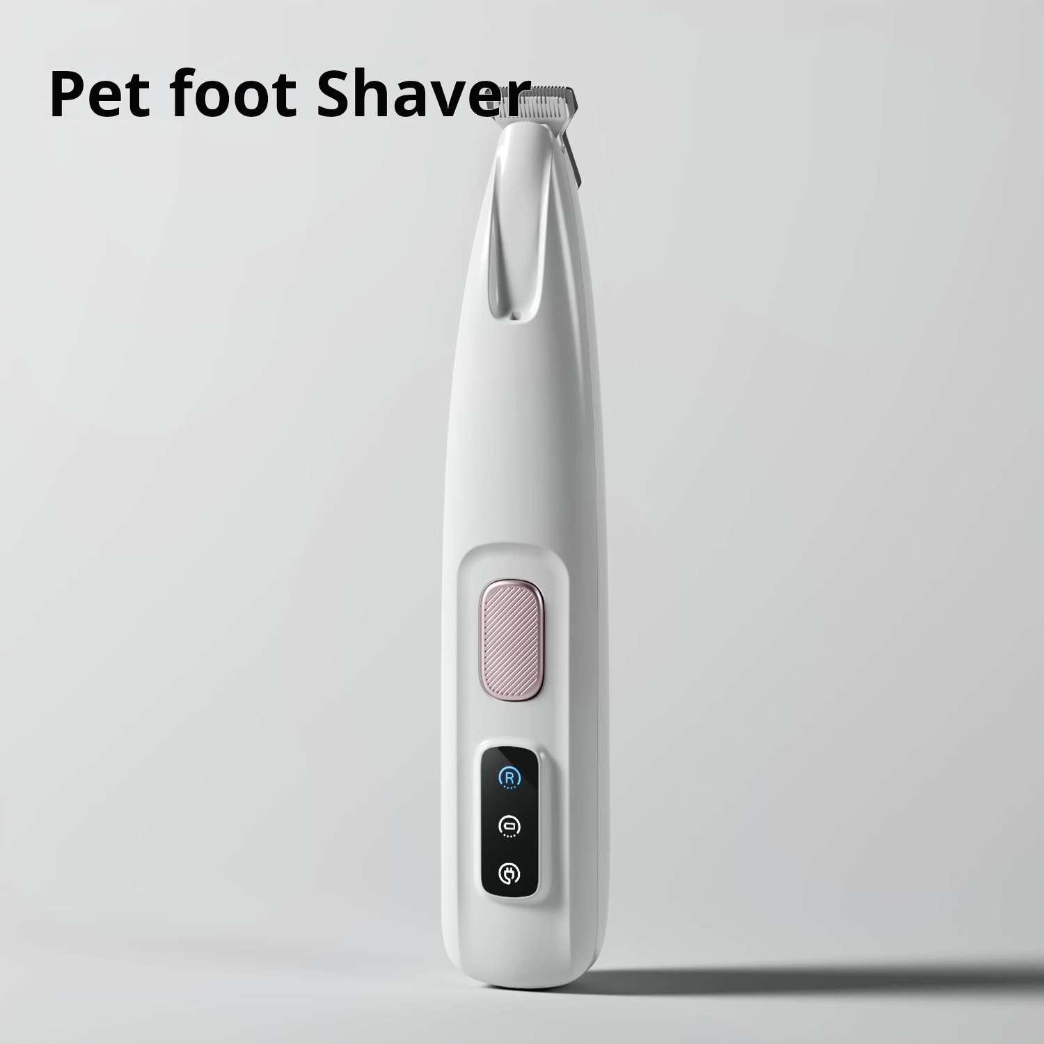 Dog Trimmer, Saffory Paw Trimmer, Saffory Electric Dog Trimmer for Paws, Pet Paws Trimmer with Led Light, Rechargeable Low Noise Pet Trimmer Waterproof Hair Clipper-CUDDLY PET