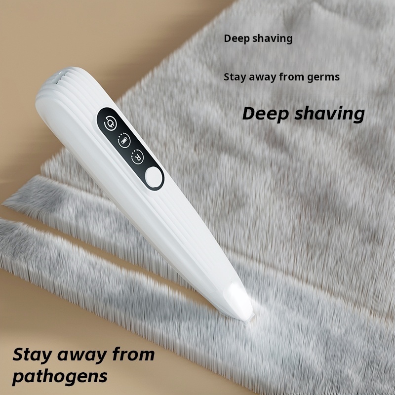 Upgraded Pet Micro Precision Trimmer, New Rechargeable Low Noise Wireless Dog Paw Trimmer, Trimmer with LED Light for Paw Hair, Ears, Face, HIPS & Eyes Grooming Instruments for Cats & Dogs-CUDDLY PET