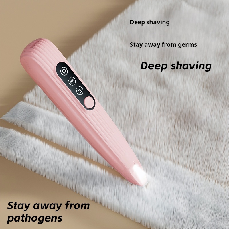 Upgraded Pet Micro Precision Trimmer, New Rechargeable Low Noise Wireless Dog Paw Trimmer, Trimmer with LED Light for Paw Hair, Ears, Face, HIPS & Eyes Grooming Instruments for Cats & Dogs-CUDDLY PET