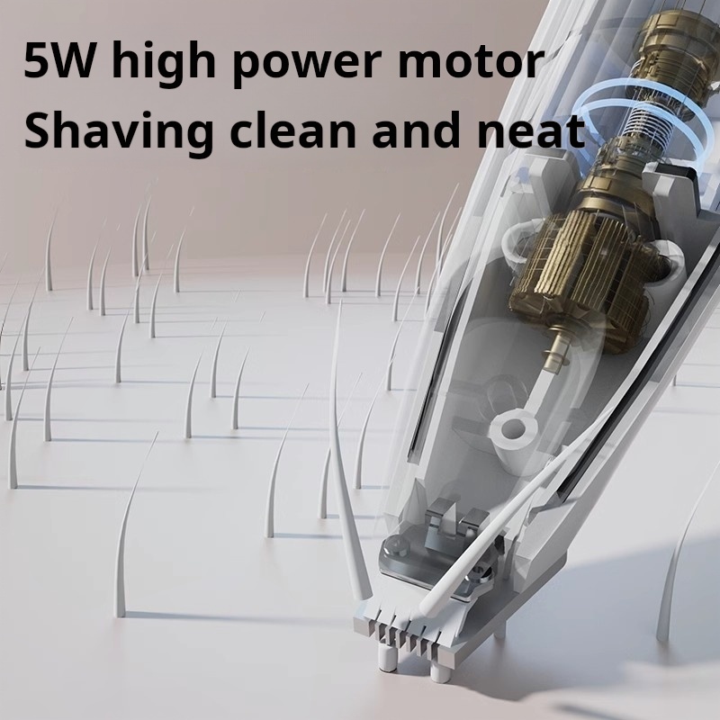 Upgraded Pet Micro Precision Trimmer, New Rechargeable Low Noise Wireless Dog Paw Trimmer, Trimmer with LED Light for Paw Hair, Ears, Face, HIPS & Eyes Grooming Instruments for Cats & Dogs-CUDDLY PET