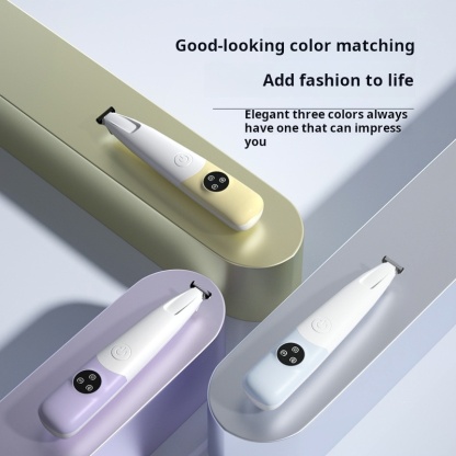 PET SHAVER P1 – Ultra-Quiet, R-Blade Pet Grooming Trimmer with LED Light & 90min Runtime 