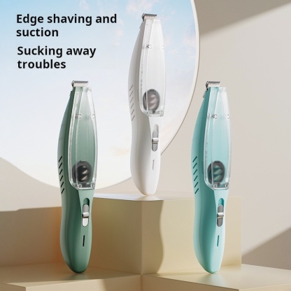 Upgraded Dog Paw Trimmer, Cordless Electric Grooming Clippers, Rechargeable Foot Trimmer Dog Claw Trimmer, Small Pet Shave Trimmer, Cats Hair Paws, Face, Body，suction shears-CUDDLY PET