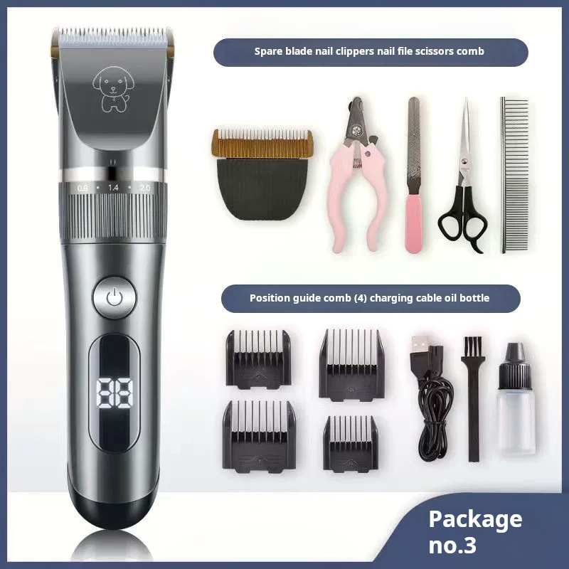 Cat Grooming Kit, Cat Clippers for Matted Hair, Cordless Cat Shaver for Long Hair, Low Noise Paw Trimmer, Cat Hair Trimmer for Grooming,Quiet Pet Hair Clippers Tools for Cats Dogs 