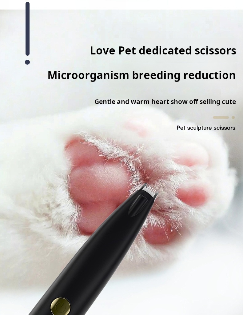  Pet Grooming Trimmer – LED Light, Ultra-Quiet, Ceramic Blades for Safe & Pain-Free Trimming 
