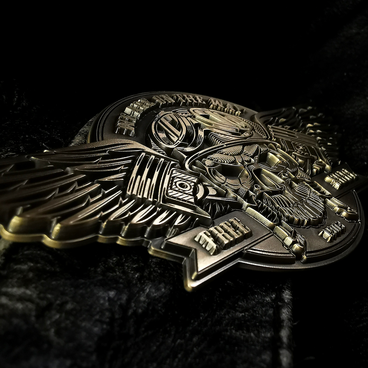 We Are On The Way Motorcycle Badge