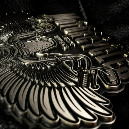 Knight We Are On The Way Motorcycle Badge