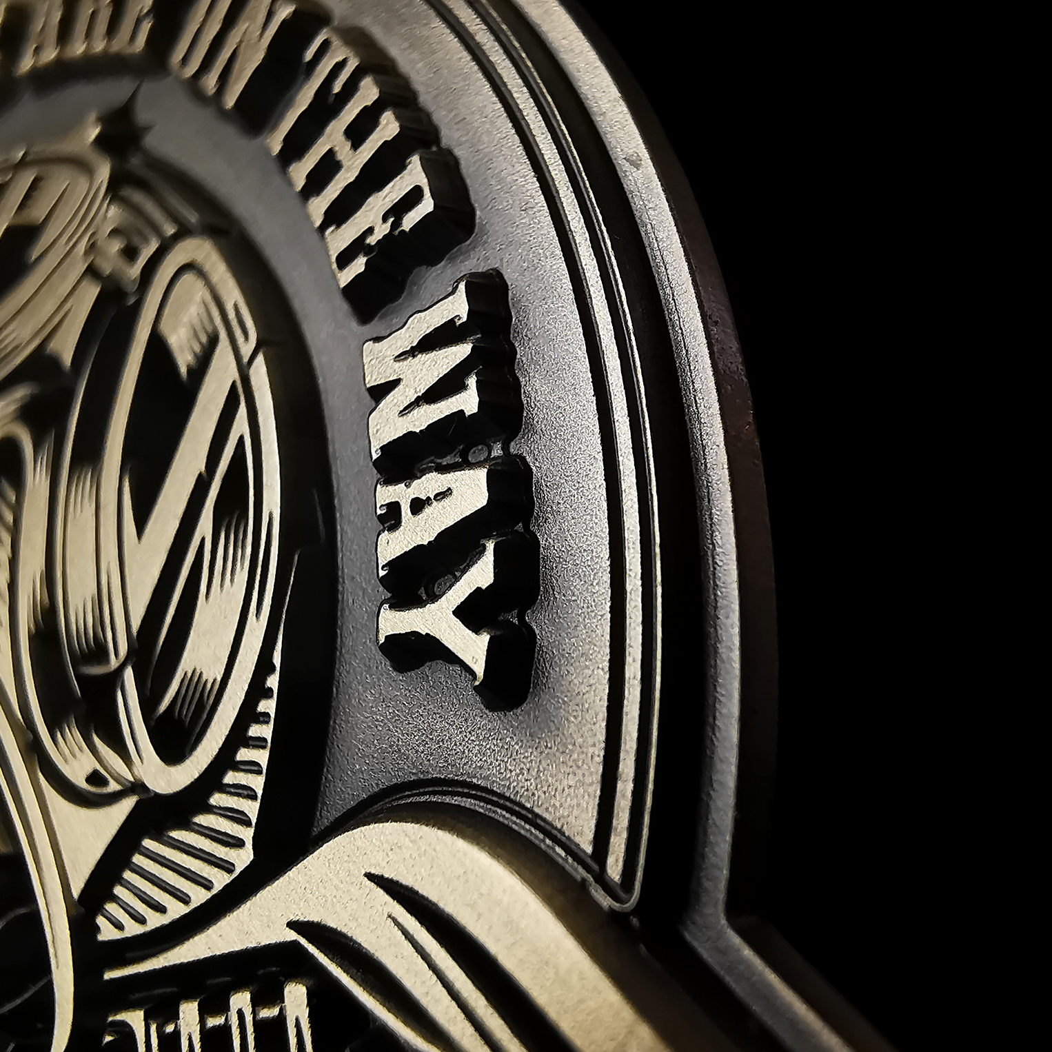 We Are On The Way Motorcycle Badge