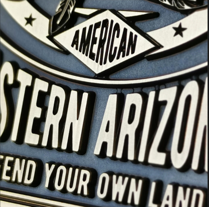 Indian native rebellon Retro Skull Motorcycle Badge