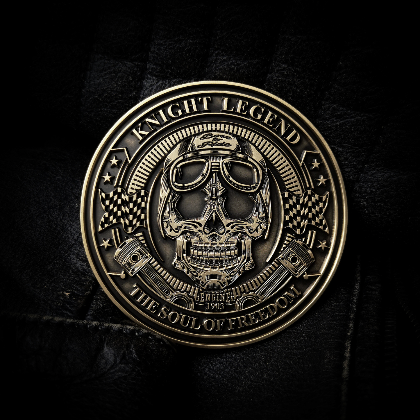 King Legend Motorcycle Badge