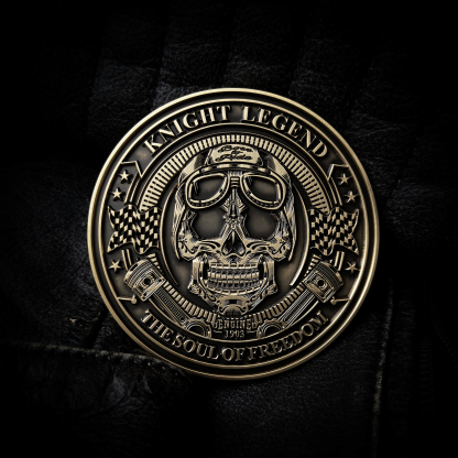 King Legend Motorcycle Badge