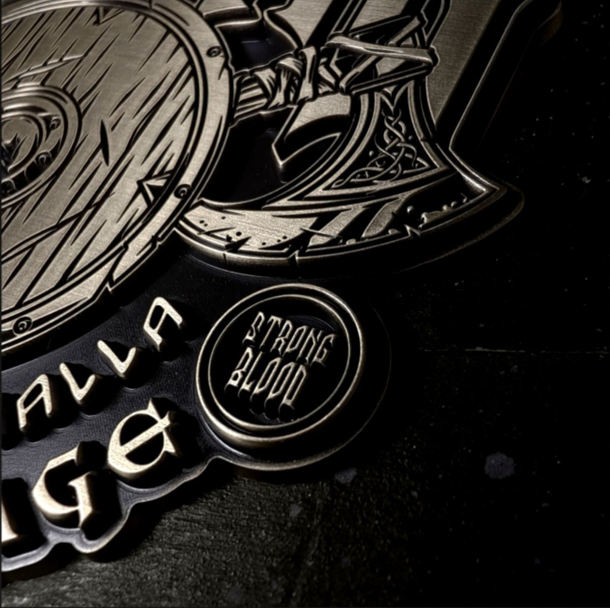 Viking Culture Motorcycle Badge